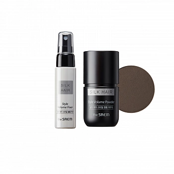 Набор для маскировки поредевших волос 01 Silk Hair Style Volume Powder Set 02