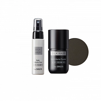 Набор для маскировки поредевших волос 02 Silk Hair Style Volume Powder Set 01